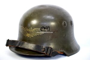 Luftschutz/ Green Color M34 Helmet--- Casco M34 Especifico para Protección de Instalaciones Fluviales o Portuarias