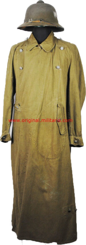 Wehrmacht/ Tropical Motorcyclist's Protective Coat by 1942 --- WH/DAK, Guardapolvos de Motorista M42