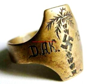 Afrikakorps Copper Ring 1942 --DAK/ Anillo de Cobre de 1942