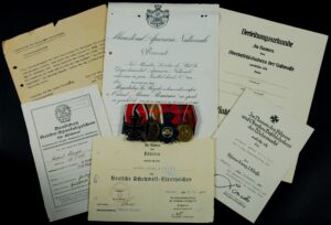 Luftwaffe-Flak/ Awards, Certificates and Medals of Lieutenant “Alfons Wenzel”,-- LW/Flak Concesiones, Certificados y Medallas del Teniente “Alfons Wenzel”,