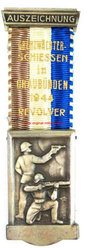 Condecoración Suiza de Tiro con Revolver de 1944