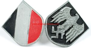 Wehrmacht/ Afrikakorps, Pareja de Escudos para Salacot