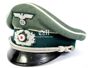 Wehrmacht/Heer, Early Infantry Officer´s Visor Cap --  WH/Heer, Gorra Temprana de Plato de Oficial de Infantería