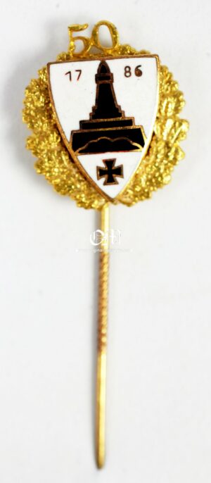 DRKB/ Insignia de membresía de Kyffhäuserbund por 50 años de Servicio. 1er Modelo
