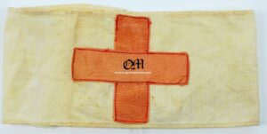Spanish Civil War Red Cross Armband, Republican Zone -- Brazalete de la Cruz Roja de Guerra Civil, Bando Republicano