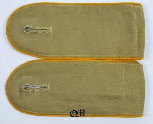 Luftwaffe/DAK, Flight EM Tropical Shoulder Strap for Tunics, Private Purchase -- Luftwaffe/DAK, Hombreras Tropicales para Uniforme de Tropa de Unidades de Vuelo