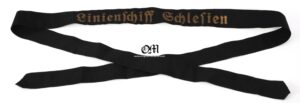 Kaiserliche Marine & kriegsmarine/ Cap Tally "Linienschiff Schlesien"