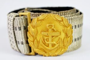 Kriegsmarine/ Cinturón de Brocado de Oficial de Línea