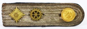 Kriegsmarine/ Engineering Oberleutnant Shoulder Boards