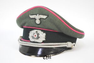 WH/ Gorra de Plato para un Oficial de Tropas Panzer