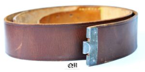 Luftwaffe/ Brown Leather Dress Belt. Early model.