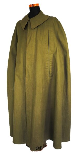 Rarely encountered Afrikakorps Officer Tropical Cloak/cape. B-40 Stamped, Manufacture Otto Pettkus