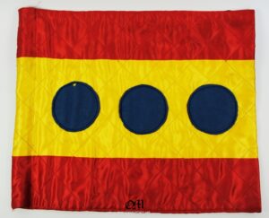 An Admiral's Car Pennant. Franco Era