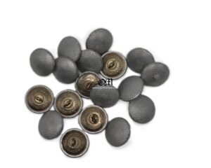 Botones Plateados Originales de 21mm para Uniforme de la Wehrmacht, fabricante "Assmann"