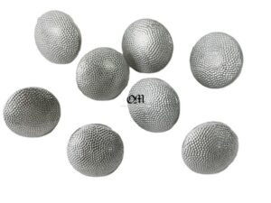 Botones Plateados Originales de 21mm para Uniforme de la Wehrmacht, fabricante «Assmann»