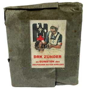 WW2 "DRK, German Red Cross" Propaganda Wooden Matchboxes
