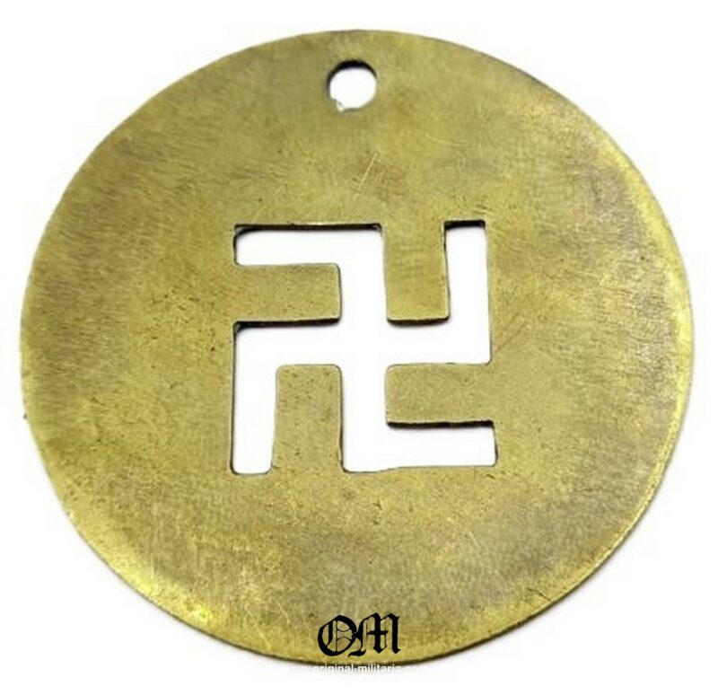 INSIGNIA DE LATON "ADOLF HITLER" DE 1943 - Imagen 2