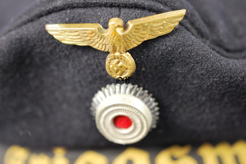 Kriegsmarine Blue Donald Duck Cap Named Made Breda, Holland, Circa 1941 - Image 3
