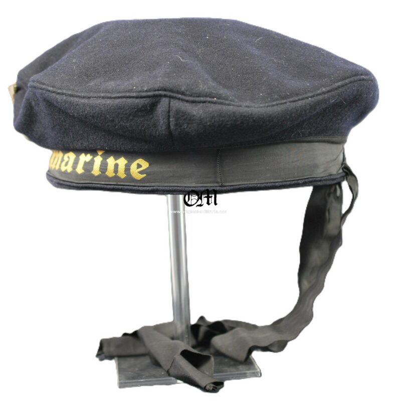 Kriegsmarine Blue Donald Duck Cap Named Made Breda, Holland, Circa 1941 - Image 6