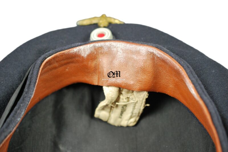 Kriegsmarine Blue Donald Duck Cap Named Made Breda, Holland, Circa 1941 - Image 13