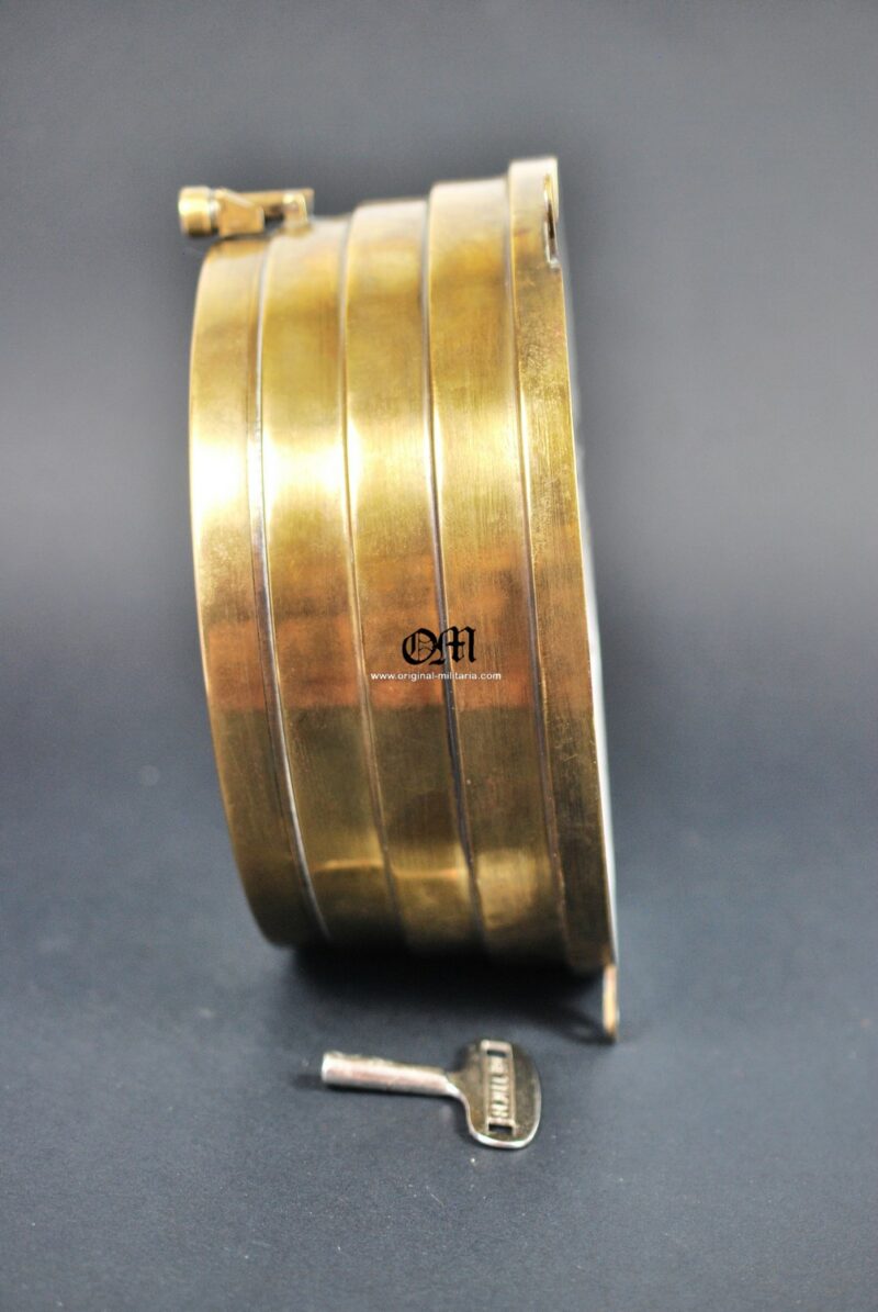 Reloj de Mamparo de Ocho días para Submarinos de la Kriegsmarine de la Firma "Junghans". Modelo Temprano por el número de serie, circa 1940/41 - Imagen 11