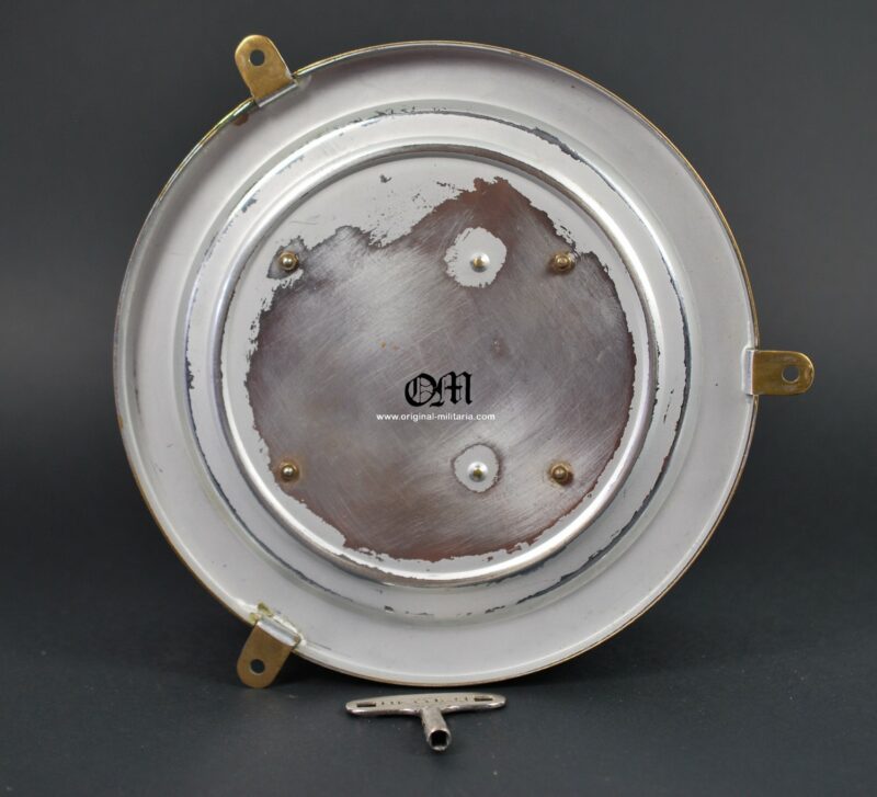 Reloj de Mamparo de Ocho días para Submarinos de la Kriegsmarine de la Firma "Junghans". Modelo Temprano por el número de serie, circa 1940/41 - Imagen 12