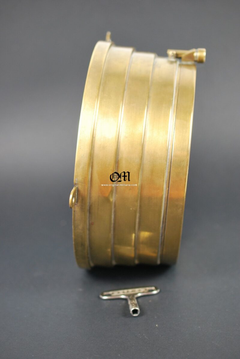 Reloj de Mamparo de Ocho días para Submarinos de la Kriegsmarine de la Firma "Junghans". Modelo Temprano por el número de serie, circa 1940/41 - Imagen 17