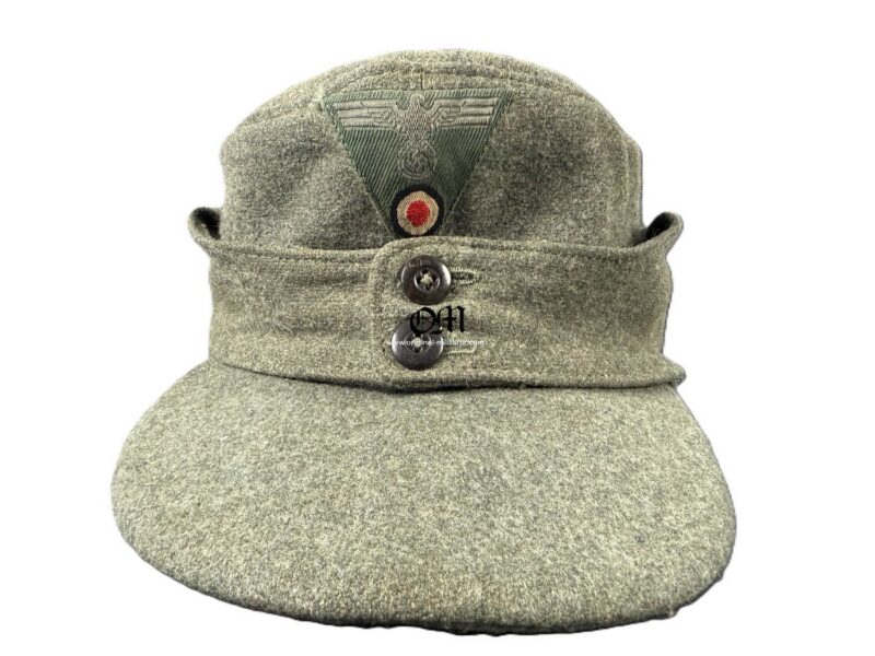 Gorra de campaña M43 para Tropa y Suboficiales del Heer/WH, con RBNr de 1943 - Imagen 3