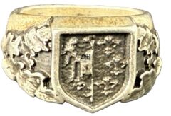 Sello de Plata posiblemente para un Miembro de la 33.ª División de Granaderos SS Voluntarios "Charlemagne"