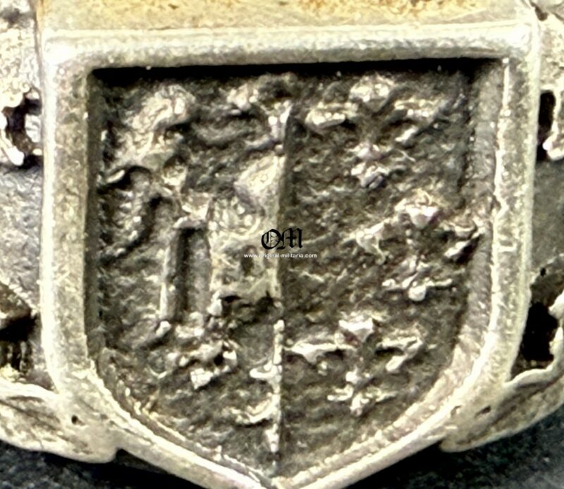 Sello de Plata posiblemente para un Miembro de la 33.ª División de Granaderos SS Voluntarios "Charlemagne" - Imagen 2