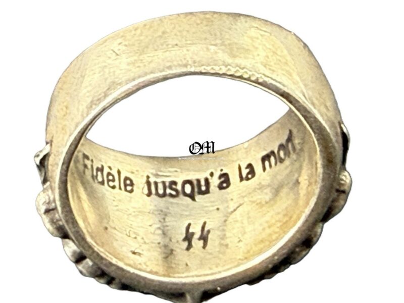 Sello de Plata posiblemente para un Miembro de la 33.ª División de Granaderos SS Voluntarios "Charlemagne" - Imagen 7