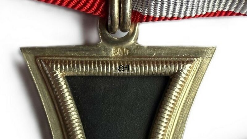 Cruz de Caballero de la Cruz de Hierro 1939 de Rudolf Souval "800" con Sección de Cinta 1957. Modelo temprano - Imagen 5