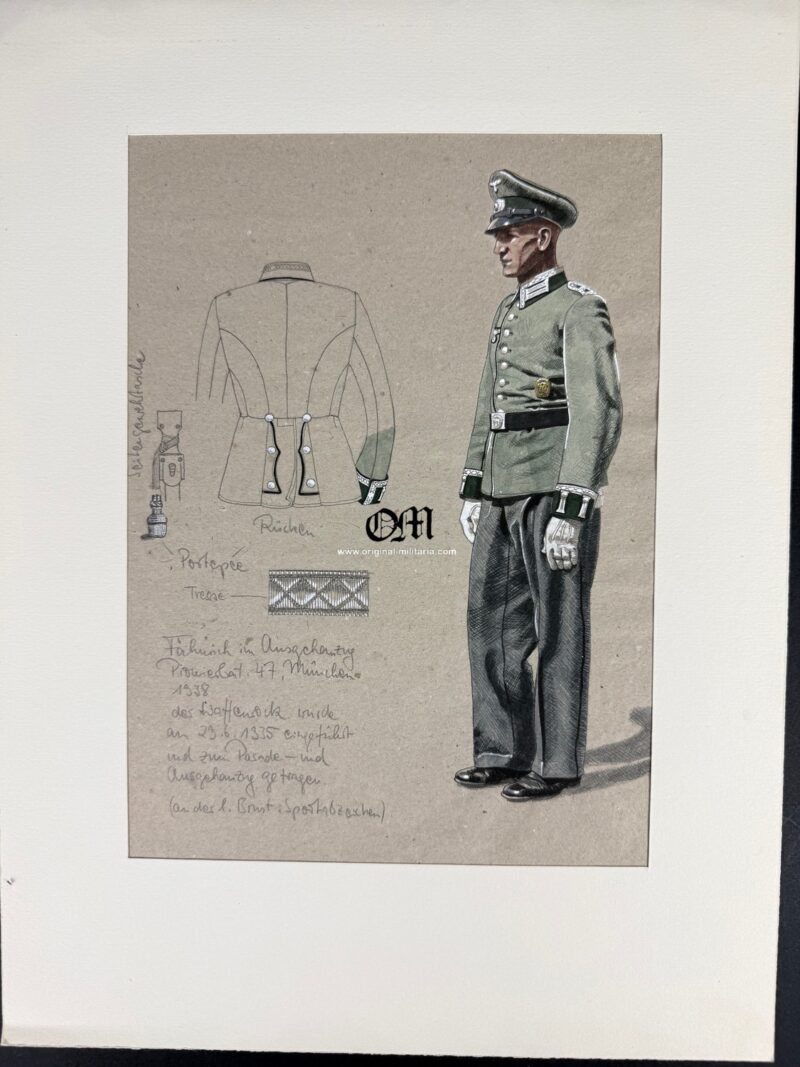 Wehrmacht/ Boceto original en Técnica Mixta de «Werner Horn»