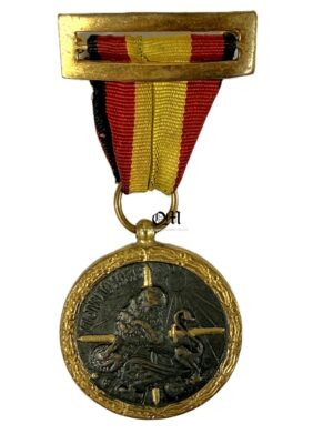 Spain/ Vanguard Campaign Medal (1936-1939). Egaña Marked Model. Without "Pineapple" or "Torch"