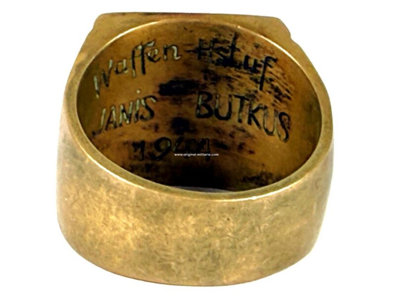 Waffen SS/ Ring of "Captain Janis Butkus" of the SS Latvian Legion in 1944 - Image 3