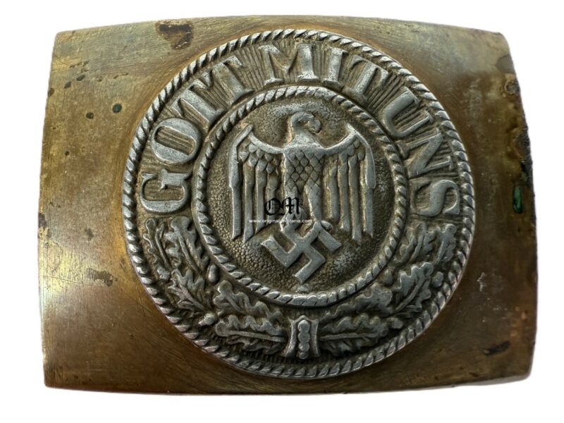Kriegsmarine/ Hebilla Temprana para Tropa y Suboficiales.