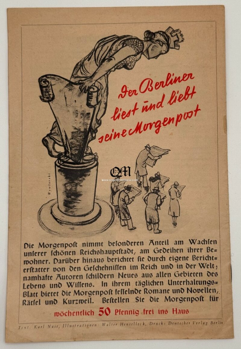 Suplemento Publicado en el Periódico Berliner Morgenpost en 1938 - Imagen 9