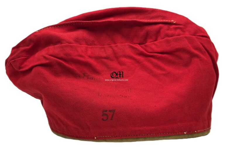 Gorro Cuartelero Tropical para Tropa y Suboficiales de Luftwaffe con Insignias del Heer, Muy Raro, 1941 - Imagen 13