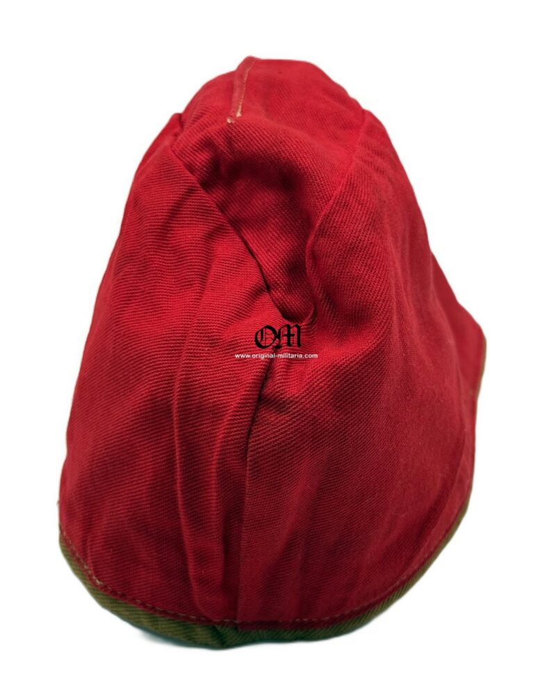 Gorro Cuartelero Tropical para Tropa y Suboficiales de Luftwaffe con Insignias del Heer, Muy Raro, 1941 - Imagen 15