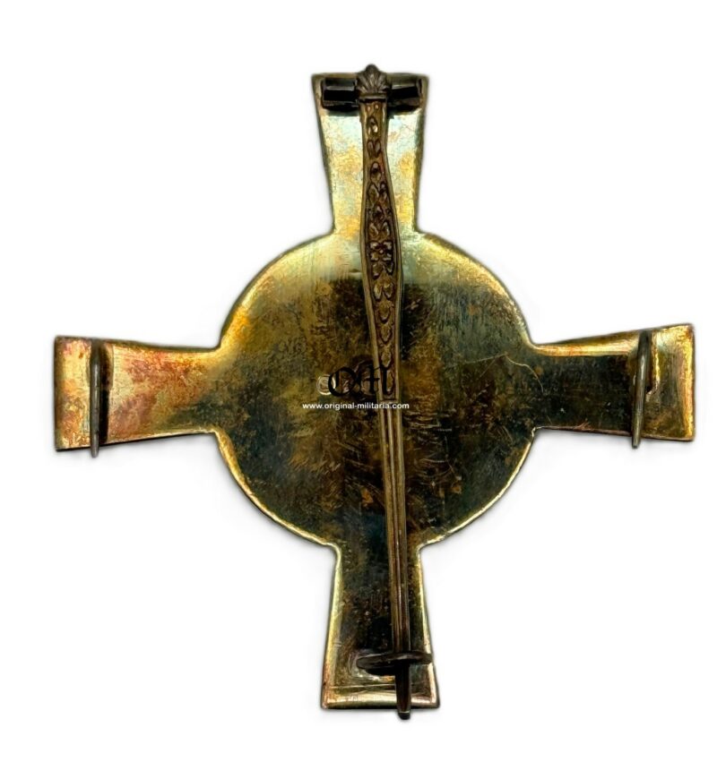 1st Period case with the Imperial Order of the Yoke and Arrows, Grand Cross/Commander's Plaque, Commander's Cross, and Miniature of the Grand Cross , manufactured by "J. Saz".. Very Hard to Find!! - Image 11