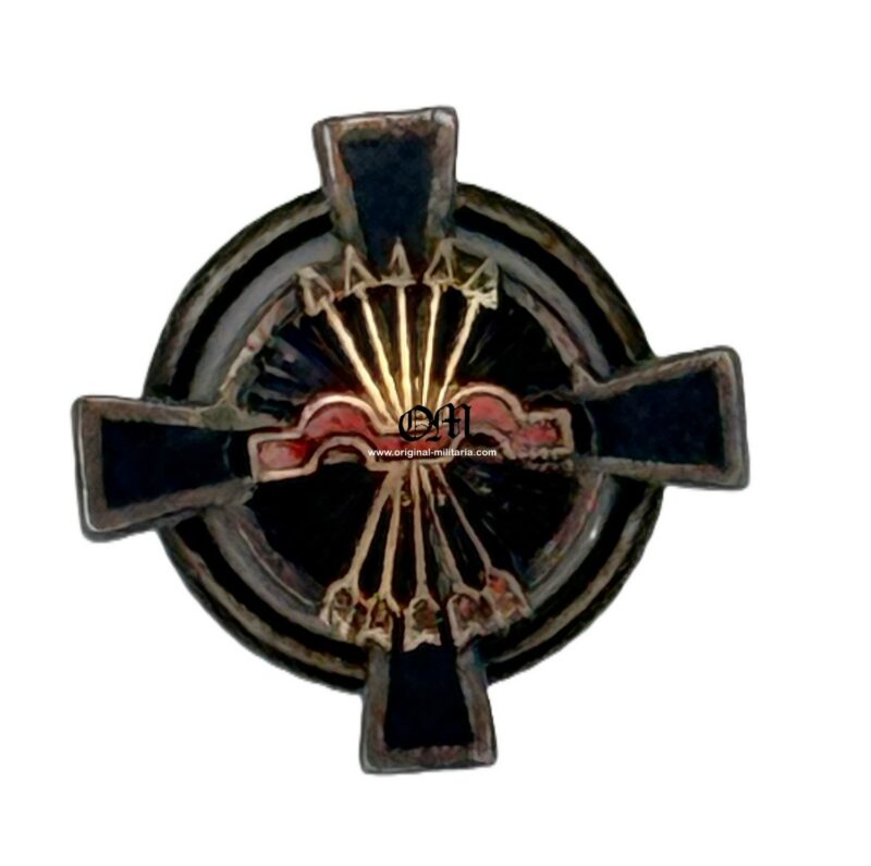 1st Period case with the Imperial Order of the Yoke and Arrows, Grand Cross/Commander's Plaque, Commander's Cross, and Miniature of the Grand Cross , manufactured by "J. Saz".. Very Hard to Find!! - Image 6