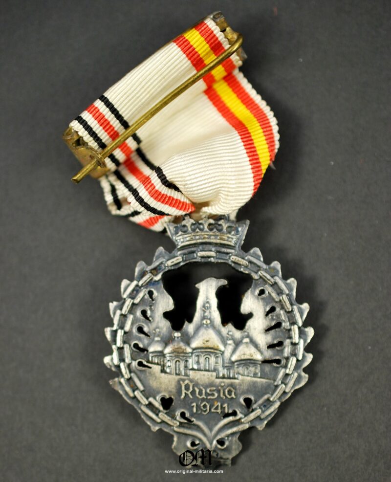 Medalla de la Campaña de Rusia, 1er Modelo fabricado por "Diez y Cia, S.A." en su Caja Original - Imagen 4