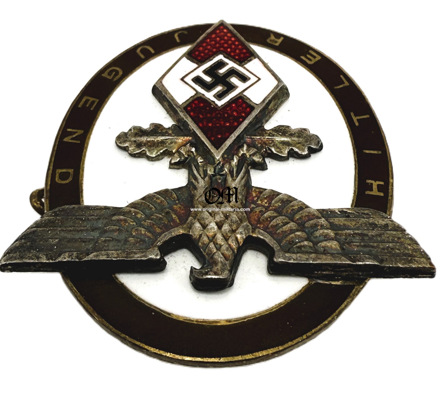 Hitler Youth/ High Command Badge for Distinguished Foreigners. Very hard to find!!, Very rare!!. Mint - Image 3