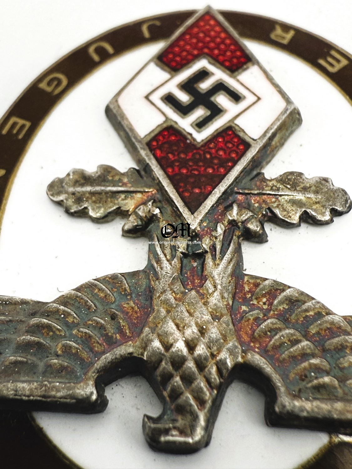 Hitler Youth/ High Command Badge for Distinguished Foreigners. Very hard to find!!, Very rare!!. Mint - Image 5
