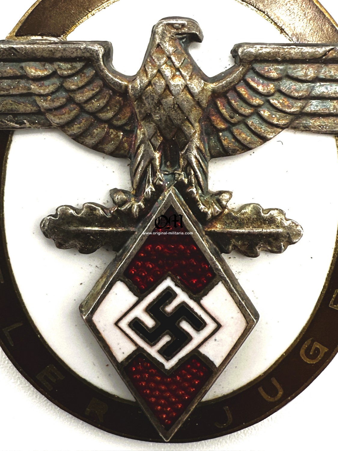 Hitler Youth/ High Command Badge for Distinguished Foreigners. Very hard to find!!, Very rare!!. Mint - Image 4