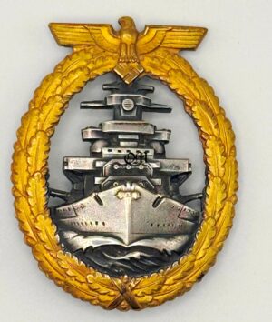 Insignia de la Flota de Alta Mar de la Kriegsmarine de "Schwerin & Söhne"