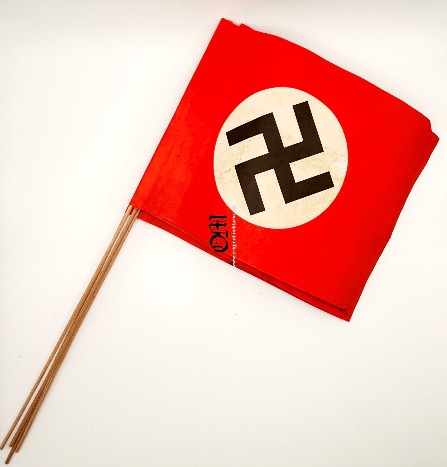 Patriotic Paper Flag Featuring the NSDAP Swastika (imperfect) - Image 3