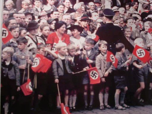 Patriotic Paper Flag Featuring the NSDAP Swastika (imperfect) - Image 2