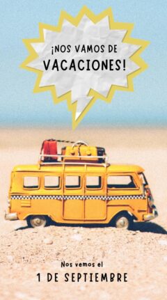 NOS VAMOS DE VACACIONES!!